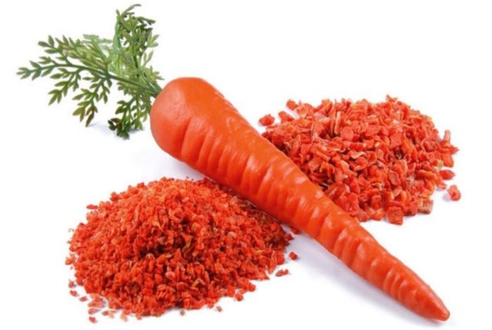 Морковь в измельчённом виде