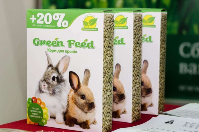 Упаковки корма для кролика